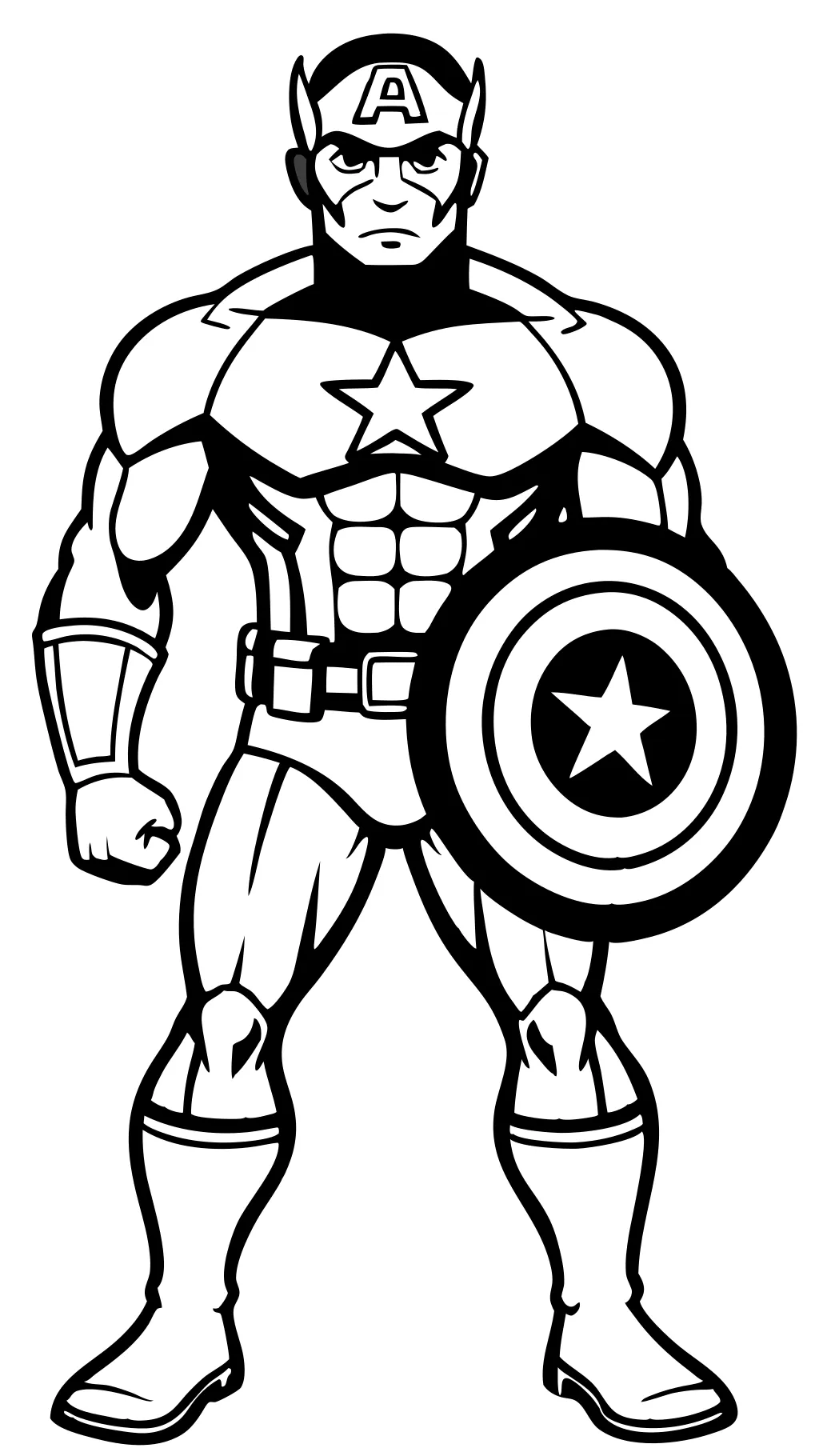 coloriages Captain America